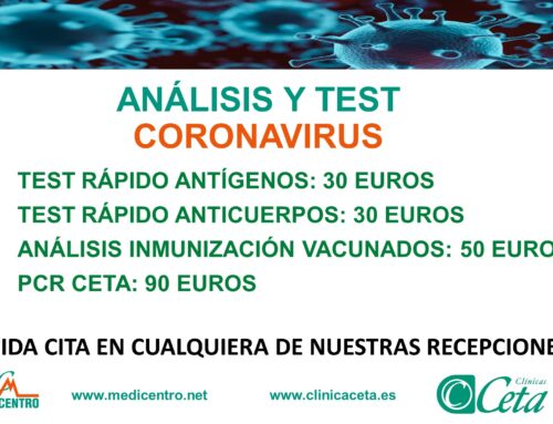 Nuevos Precios para TEST y PCR Coronavirus
